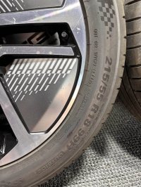 Колеса комплект 215/55 R18 KUMHO ECSTA PS71 Omoda C5 б/у - фото 5